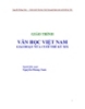 Giáo trình Văn học Việt Nam giai đọan nửa cuối thế kỷ XIX