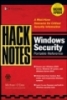 Hacknotes windows security portable reference