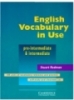 Cambridge  English Vocabulary in Use  pre-intermediate & intermediate