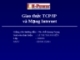Giao thức TCP/IP và Mạng Internet