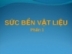 Bài giảng: Sức bền vật liệu
