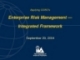 Enterprise Risk Management —  Integrated Framework