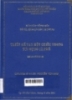 Thiết kế van một chiều trong túi đựng cà phê: Báo cáo tổng kết đề tài Khoa học và Công nghệ cấp trường T2011-60