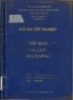 Giao tiếp máy tính qua cổng COM dùng MATLAB 6.0: Luận văn tốt nghiệp