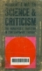 Science and criticism: The humanistic tradition in contemporary thought