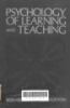 Psychology of learning and teaching