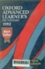 Oxford Advanced Learner's dictionary