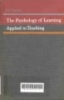 The psychology of learning applied to teaching