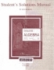 College algebra: Student's solutions manual to company/