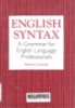 English syntax: A grammar for English language professionals/