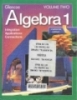 Algebra 1: Integration applications connections, Vol.2