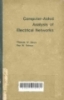 Computer - aided analysis of electrical networks