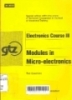 Electronics course III Modules in micro - electronics: Test questions