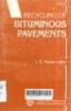 Recycling of bituminuos pavements