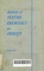 Methods of testing chemicals on insects