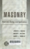 Masonry: Materials, testing, and applications