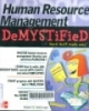 Human resource management demystified