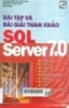 Bài tập và bài giải tham khảo SQL Server 7.0