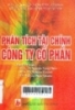   Phân tích tài chính công ty cổ phần