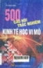    500 câu hỏi trắc nghiệm kinh tế học vi mô