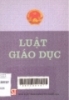  Luật giáo dục