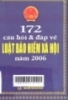   172 câu hỏi và đáp về luật bảo hiểm xã hội năm 2006