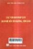  Các văn bản pháp luật quan hệ đến tín ngưỡng, tôn giáo