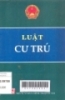   Luật cư trú