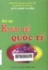 Bài tập kinh tế quốc tế