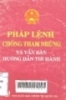 Pháp lệnh chống tham nhũng