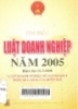 Tìm hiểu luật doanh nghiệp năm 2005: Hiệu lực 01-07-2006