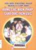 
Đổi mới phương pháp quản lí lớp học bằng biện pháp giáo dục tích cực