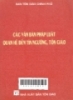 Các văn bản pháp luật quan hệ đến tín ngưỡng, tôn giáo.