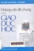 
Những vấn đề chung của giáo dục học