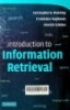 Introduction to Information Retrieval