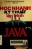 Học nhanh kỹ thuật lập trình Java