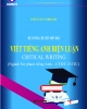 Đề cương chi tiết môn học Viết tiếng Anh biện luận (Critical writing) - Ngành Sư phạm tiếng Anh