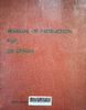 Manual of instruction for die design