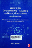 Geometrical dimensioning and tolerancing for design, manufacturing and inspection : A handbook for geometrical product specifications using ISO and ASME standards