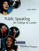 Public speaking for college and career