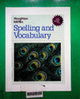 Spelling and vocabulary