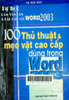 100 thủ thuật và mẹo vặt cao cấp dùng trong Word 2002