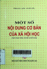 Một số nội dung cơ bản của xã hội học : Sách tham khảo