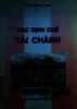 Các định chế tài chính