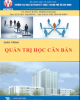 Giáo trình quản trị học căn bản