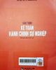 Giáo trình kế toán hành chính sự nghiệp