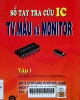 Sổ tay tra cứu IC tivi màu và Monitor-T1: Mô tả sơ đồ chân, sơ đồ khối, sơ đồ mạch thực tế các IC dùng trong tivi màu và Monitor máy tính