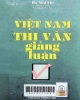 Việt Nam thi văn giảng luận: Từ khởi thủy đến cuối thế kỷ 19