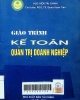 Giáo trình kế toán quản trị doanh nghiệp