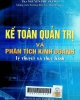 Kế toán quản trị và phân tích kinh doanh: Lý thuyết và bài tập